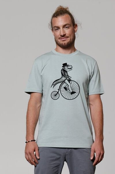 Thumbnail - watapparel T-Shirt Unisex T-Rex auf Fahrrad
