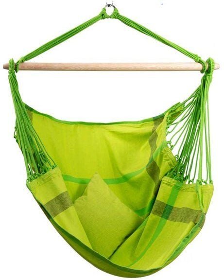 HängemattenGlück Hängesessel aus Bio-Baumwolle, handgewebt, GOTS zertifiziert, Sonjo