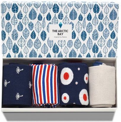 The Arctic Bay Die Arctic Box - Serendipia-Edition - 4 Paar Socken