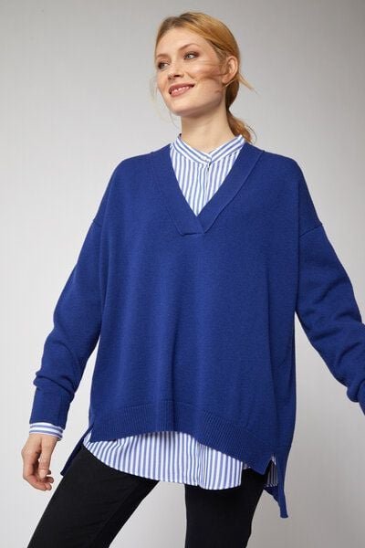 LANIUS OVERSIZE-PULLOVER aus Bio-Schurwolle