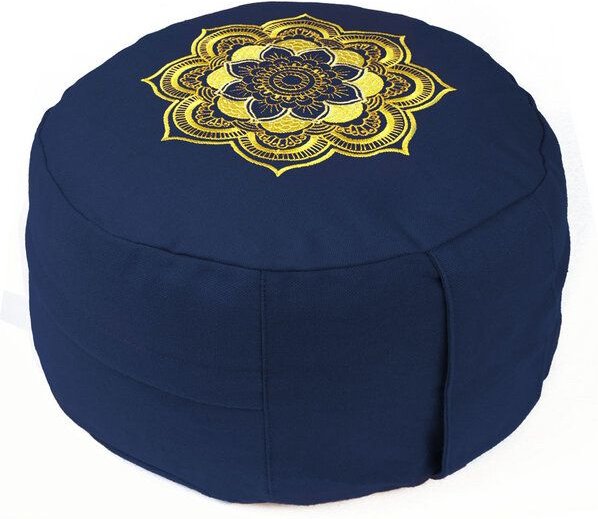 Lotus Design® Meditationskissen CLASSIC Mandala Lotus Design - Bio-Buchweizenschalen