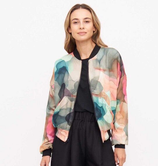 WiDDA berlin Wendeblouson clouds/ schwarz