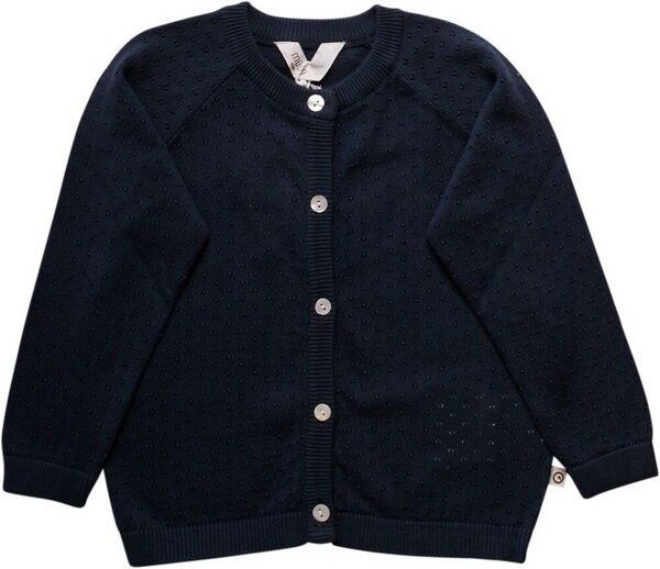 Müsli by Green Cotton Unisex Baby Strick Cardigan unisex * midnight * | GOTS zertifiziert | Müsli