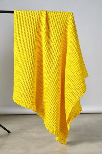 Perelic WAFFLE I Wolldecke aus 100% Merinowolle