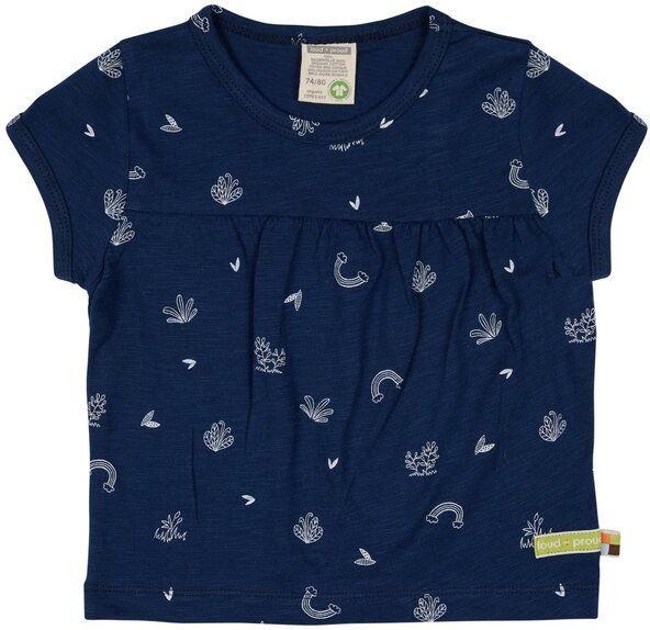 loud + proud Babys & Kinder Tunika Slub Jersey mit Druck, GOTS-zertifiziert