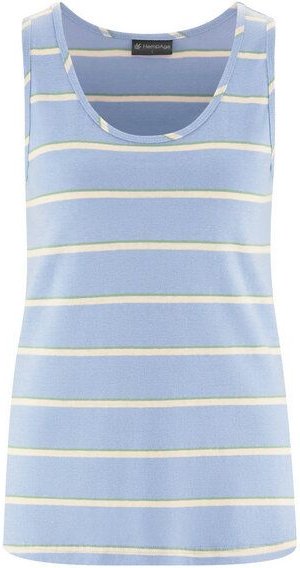 HempAge Damen Streifen Top Hanf/Biobaumwolle