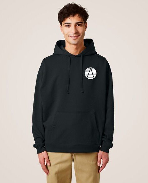 Athleez STRIPED SPHERE - Relaxed Hoodie - 100% Bio-Baumwolle