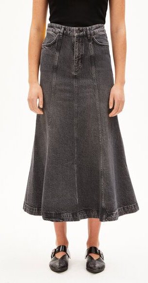 ARMEDANGELS ARIENAA - Damen Jeansrock Slim Fit aus Bio-Baumwoll Mix