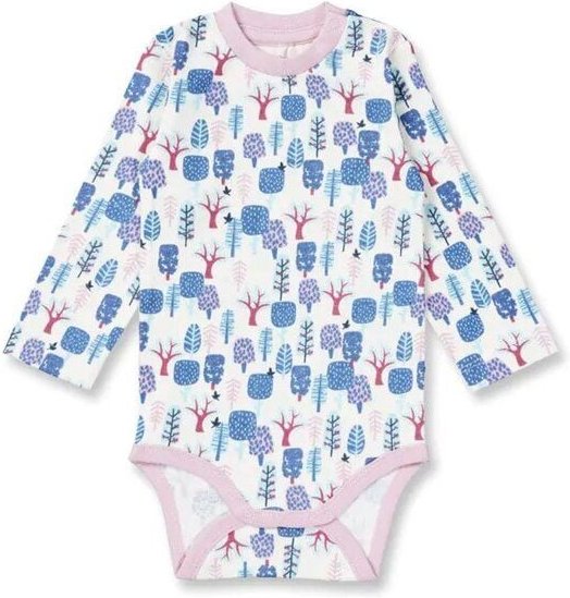sense-organics Langarm Baby Body VARIN RETRO Bäume von Sense Organics