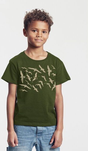 Peaces.bio - handbedruckte Biomode Bio-Kinder T-Shirt Möwen