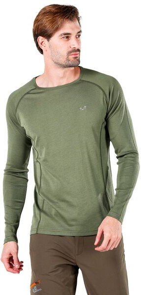 Woolona Langarmshirt - REMUS - 100% Merinowolle