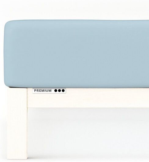 Schlafgut Spannbettlaken Premium - 95% Bio-Makobaumwolle, 5% Elasthan - Matratzenhöhe von 18-35cm