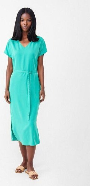 Givn Berlin Kleid GBPHILINE relaxed Fit aus LENZING ECOVERO mit Gürtel