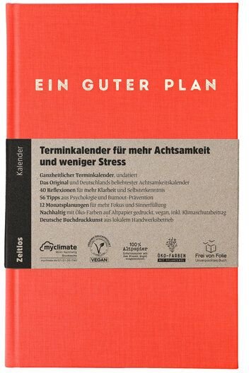 Ein guter Plan Zeitlos – Undatierter Terminkalender für mehr Achtsamkeit und weniger Stress