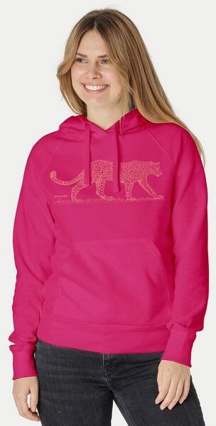 Peaces.bio - handbedruckte Biomode Bio-Damen-Kapuzensweater Leopard