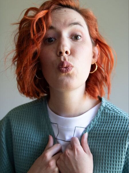 Ecostories Oversize Kimono Waffel