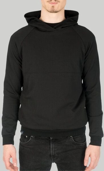 KOLO Berlin Hoodie Jas mit Bauchtasche aus Bio-Baumwolle - schwarz - unisex