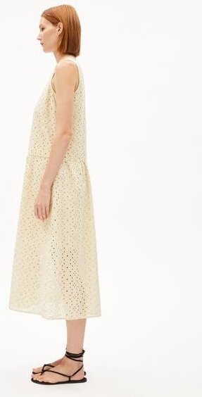 ARMEDANGELS LIVALAA BROIDERY - Damen Webkleid aus Bio-Baumwoll Mix