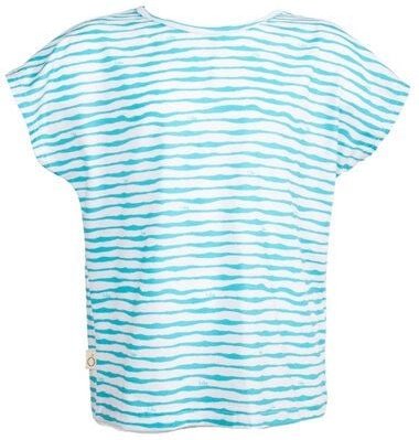 CORA happywear Mädchen T-Shirt aus Eukalyptus Faser "Laura" | gestreiftes Muster