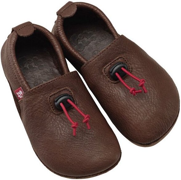 Thumbnail - Pololo Barfußschuh/ Hausschuh "Cordel" outdoor, aus pflanzlich gegerbtem Leder mit Gummisohle, für drinnen und draussen,...