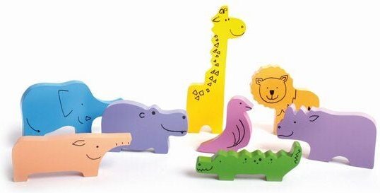 El Puente Spielset "Dschungeltiere"