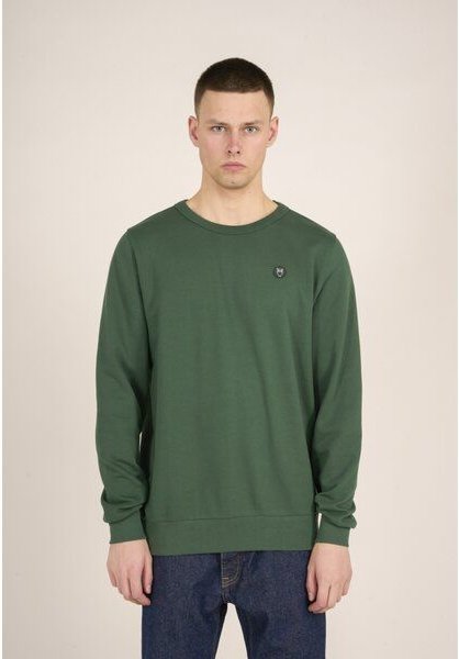 KnowledgeCotton Apparel Sweatshirt - ELM basic badge sweat - aus Bio-Baumwolle