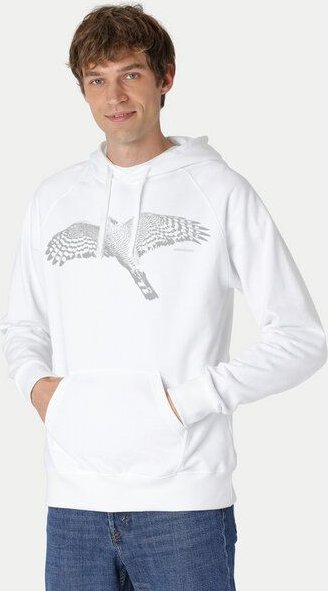 Peaces.bio - handbedruckte Biomode Bio-Herren-Kapuzensweater Sperber