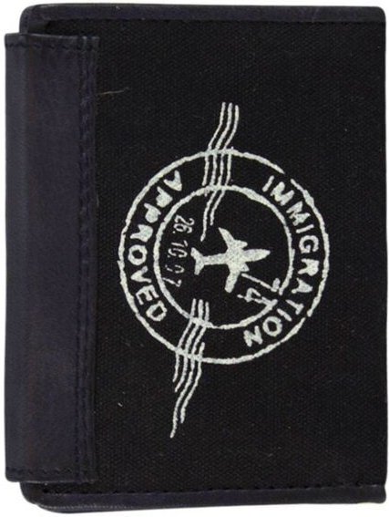 Sunsa Vintage Geldbörse Brieftasche Portemonnaie schwarz