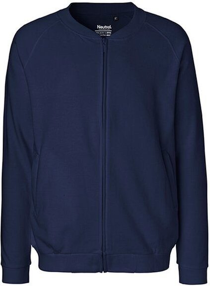Neutral® Herren Unisex Sweatjacke ohne Kapuze
