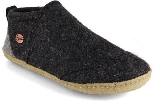 WoolFit Hausschuhe 'Taiga' mit Naturgummisohle, 100% Wolle