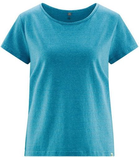 HempAge sommerliches Ringel-T-Shirt aus 55% Hanf, 45% Biobaumwolle