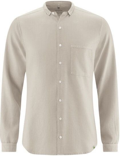 HempAge Langarmhemd Hanf/Biobaumwolle