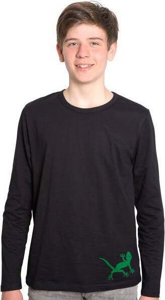 HANDGEDRUCKT "Geckos" Männer Longsleeve