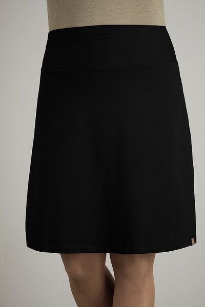 La Gitana Damen Rock A- Linie, „June“ mit elastischem Bündchen aus zertifiziertem Bio Baumwolljersey – fair & nachhaltig...