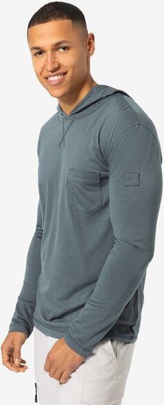 super.natural Kapuzenlongsleeve LIGHT BIO J HOODIE für Herren, nachhaltig, Merino