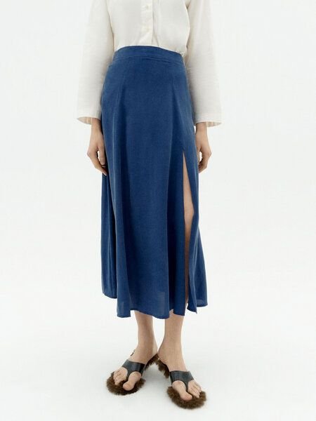 thinking mu Tora Skirt - Damen Rock aus Cupro