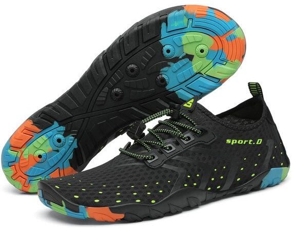 SAGUARO Badeschuhe vegan Barfußschuhe Wasser-Schuhe Surfschuhe Schwimmschuhe