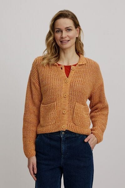 Thumbnail - TRANQUILLO Strickjacke im Retro-Look aus Bio-Baumwolle (W25A64)