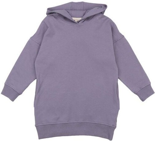 Walkiddy Lila Bio-Baumwolle Hoodie Dress - Nachhaltiges & Allergiefreies Kinderkleid mit GOTS-Zertifizierung