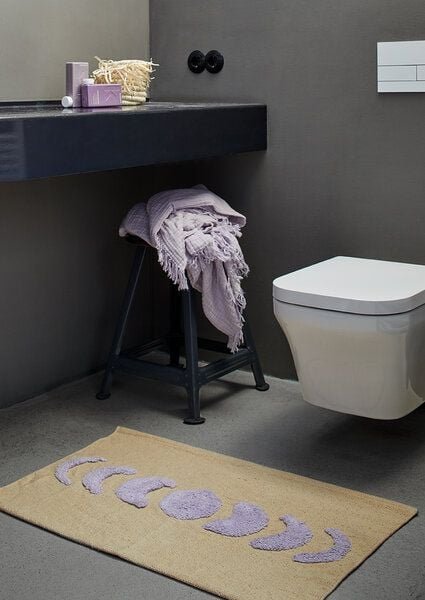 liv interior Hand-getüftete Badematte LUNA