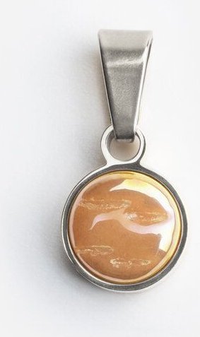 ALEXASCHA Kettenanhänger aus Glas | Mix & Match Charms | Silber