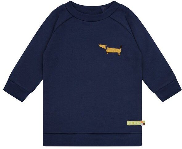 loud + proud Babys & Kinder Weiches Sweatkleid, GOTS-zertifiziert