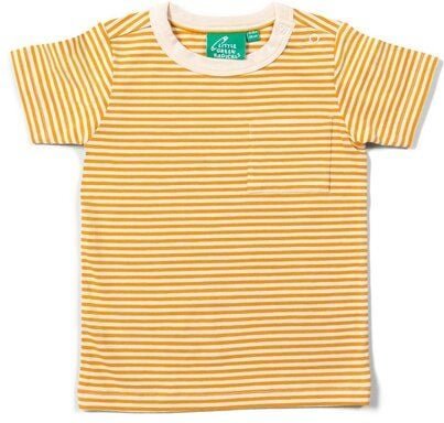 Little Green Radicals Kinder T-Shirt mit gelben Streifen – Fairtrade & GOTS-zertifiziert