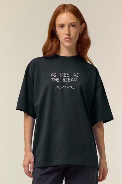 Zeachild As Free As The Ocean Shirt Unisex Bio