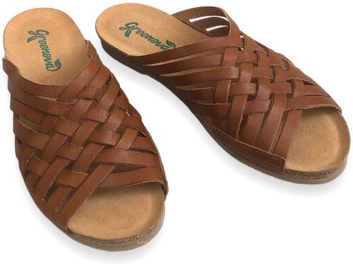 Greenova flache Flecht-Schläppchen Porto