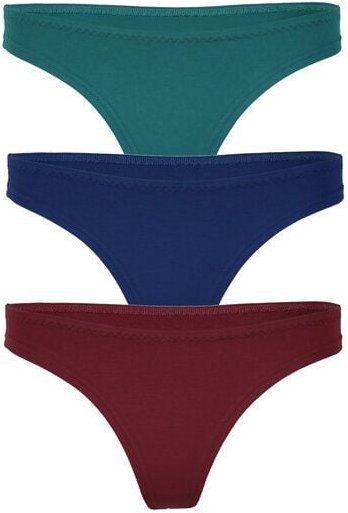 Frija Omina 3er Set Bio-String Pur uni