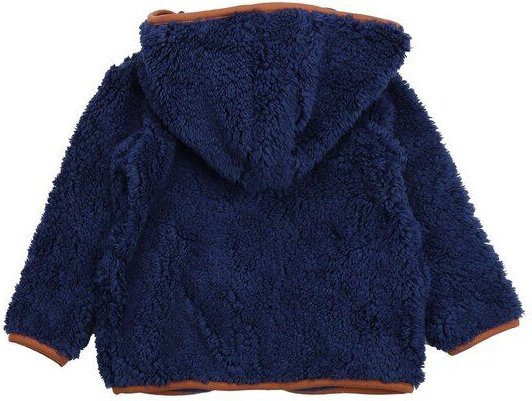 Walkiddy Navy Fleece-Fleece Hooded Jacket