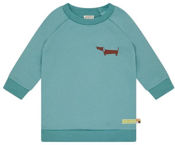 loud + proud Babys & Kinder Weiches Sweatkleid, GOTS-zertifiziert