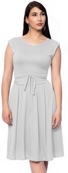 Ingoria SCARLET wendbares Jerseykleid mit separater Kimono-Schärpe in schwarz