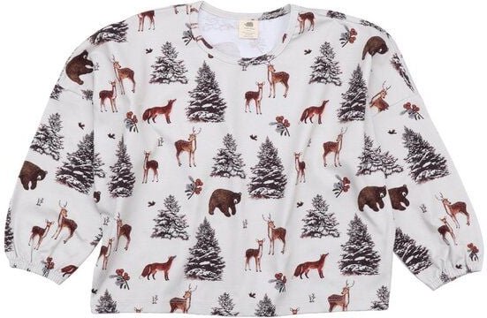 Thumbnail - Walkiddy Winter Woodland Pyjama - Hautfreundlich, Nachhaltig, Bio-Baumwolle, GOTS-Zertifiziert